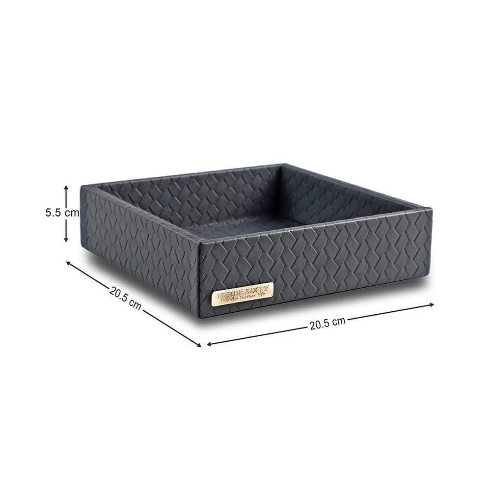 Three Sixty Entwine Valet Tray Small - Grey