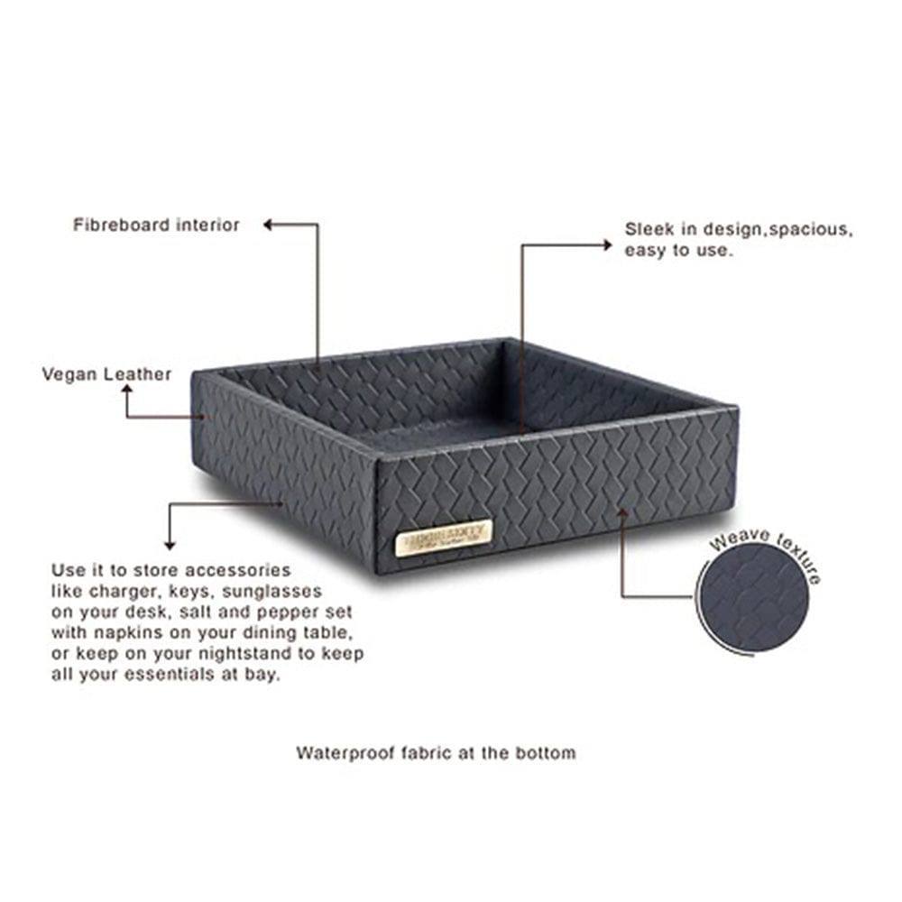 Three Sixty Entwine Valet Tray Small - Grey