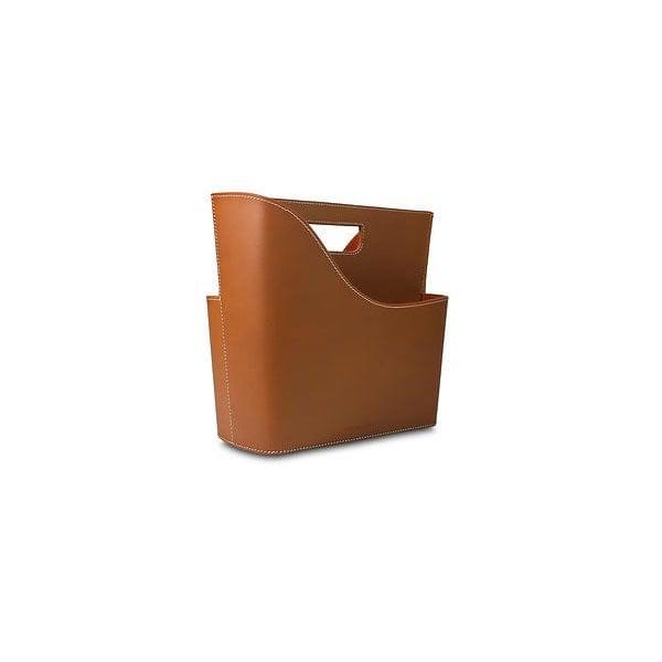 Three Sixty Modella Magazine Holder - Cognac