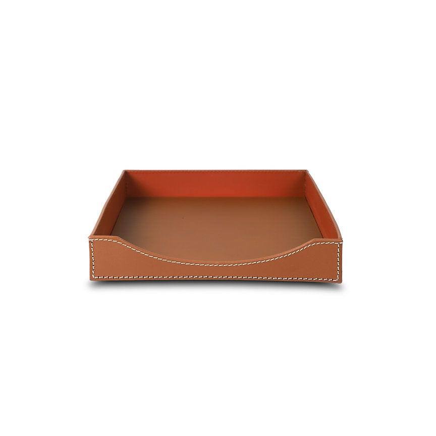 Three Sixty Modella Paper Tray - Cognac