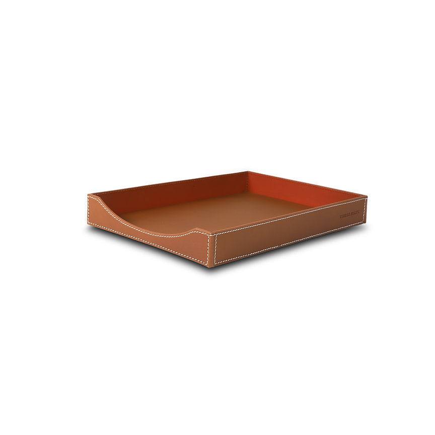 Three Sixty Modella Paper Tray - Cognac