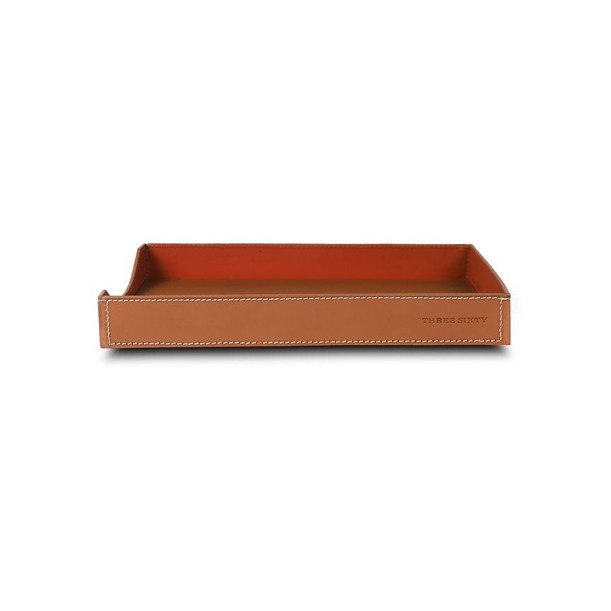 Three Sixty Modella Paper Tray - Cognac