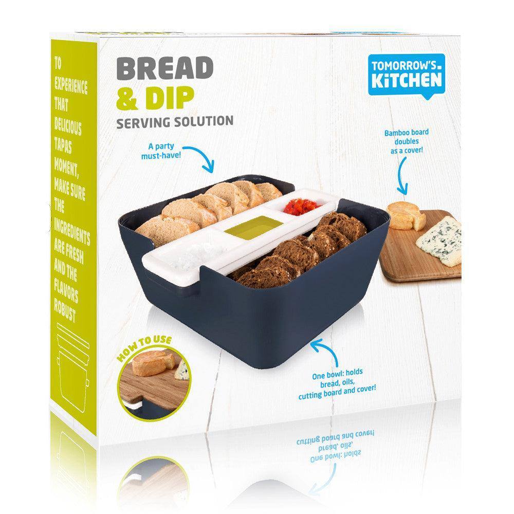 Tomorrow's Kitchen Bread and Dips Serving Set - Denim