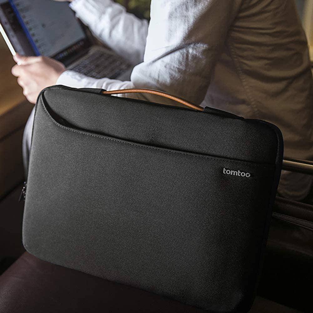 Tomtoc Defender A14 Laptop Briefcase - Black 15 to 15.6 Inch