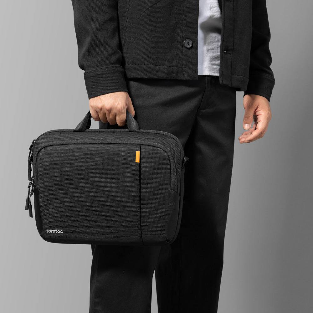 Tomtoc Defender-A30 Shoulder Laptop Bag - Black 13 to 14 inch