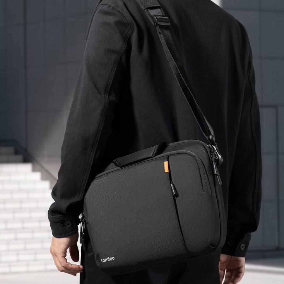 Tomtoc Defender-A30 Shoulder Laptop Bag - Black 13 to 14 inch