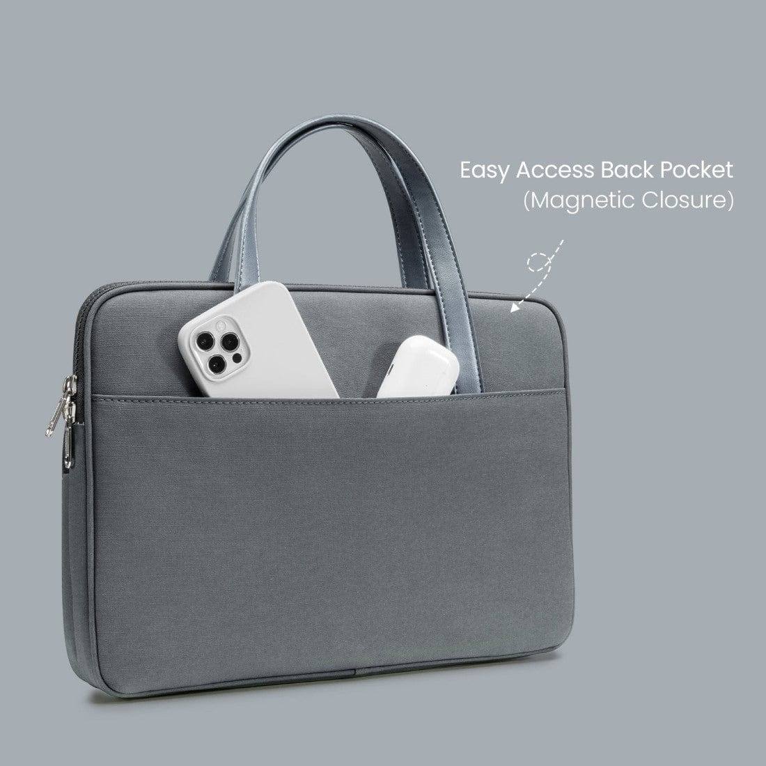 Tomtoc Protective Laptop Bag - Grey 13 to 14 Inch