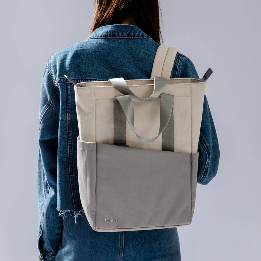 Tomtoc Slash Totepack - Moon Grey