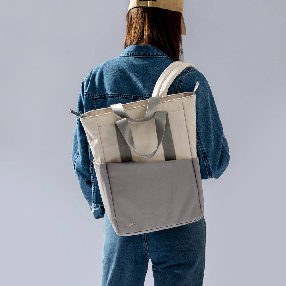 Tomtoc Slash Totepack - Moon Grey