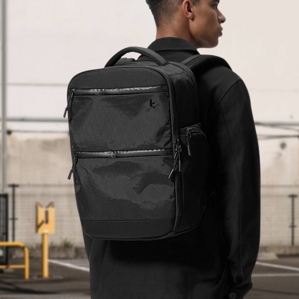 Tomtoc TechPack Laptop Backpack - Black