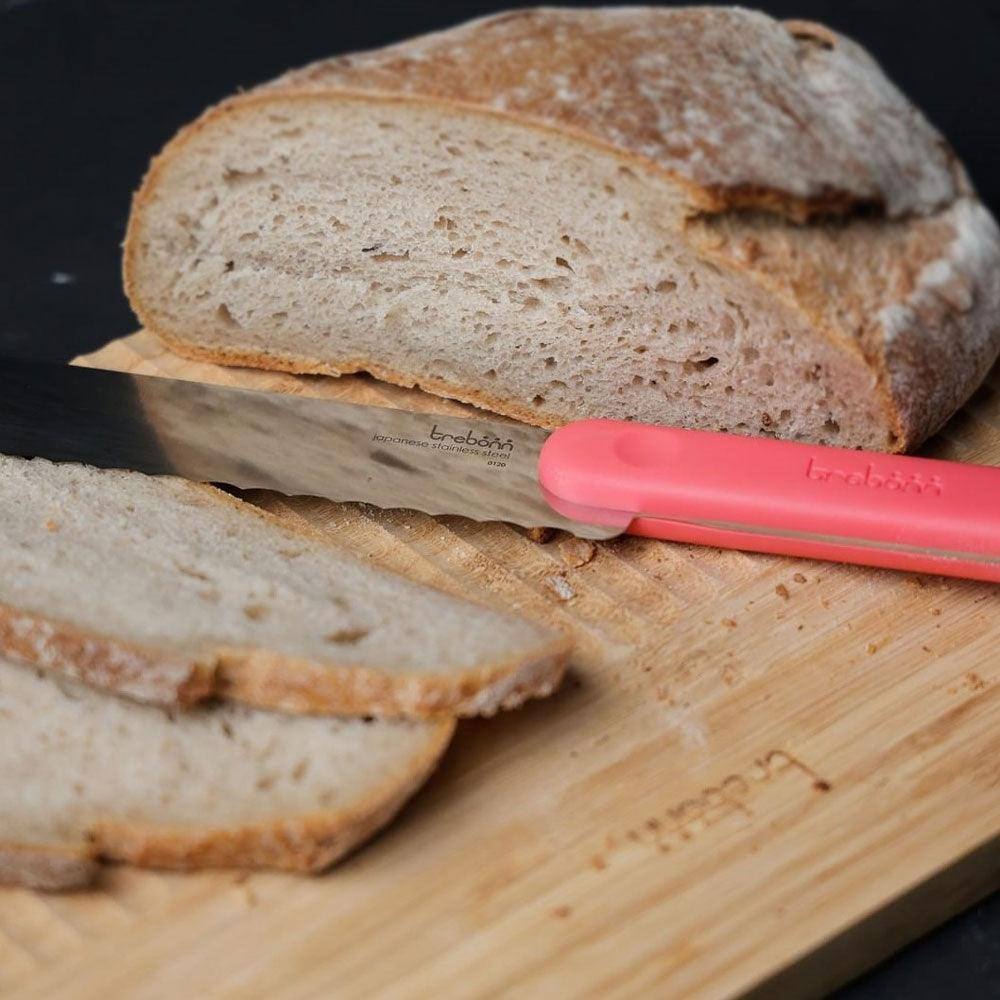 Trebonn Bread Knife - Coral