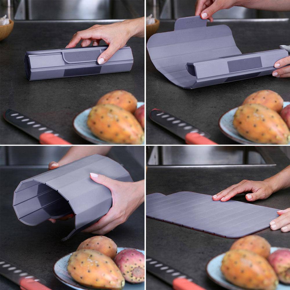 Trebonn Roll and Expand Cutting Board - Blue Grey