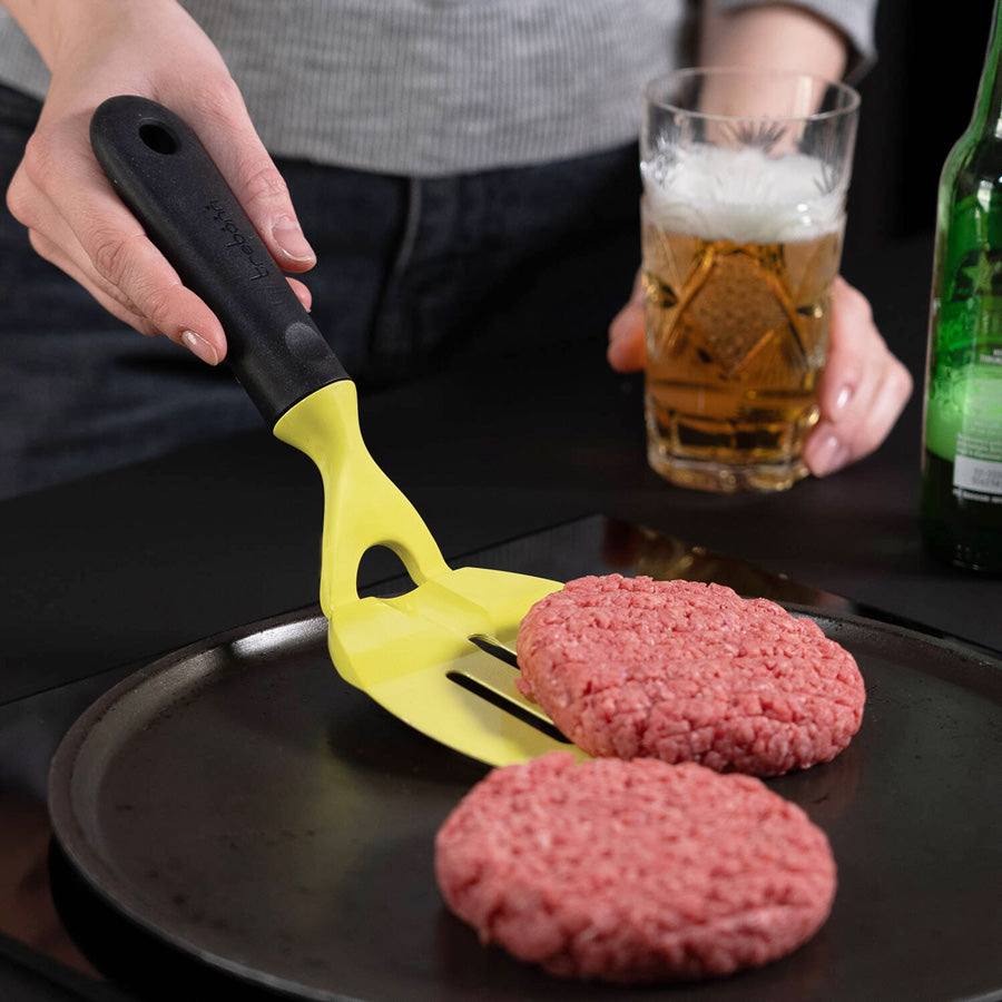 Trebonn Slotted Burger Spatula - Green