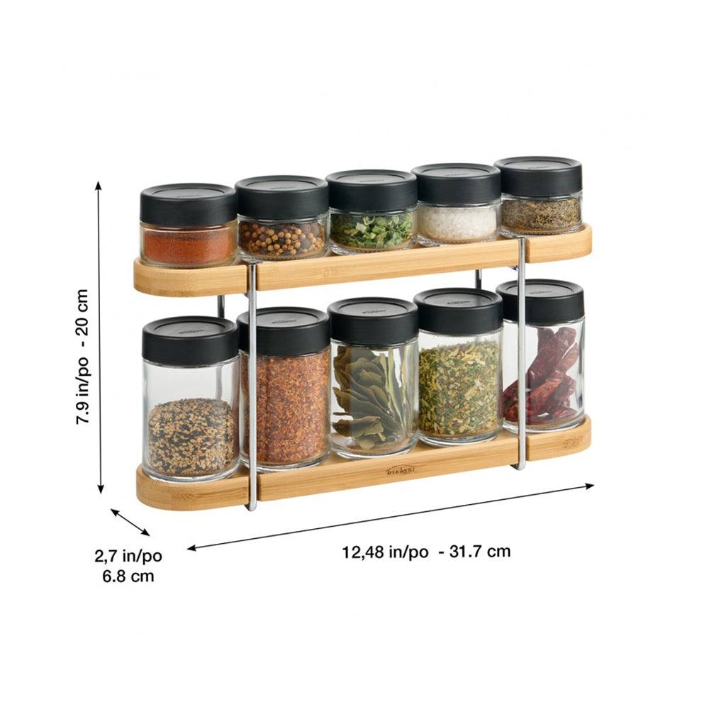 Trudeau 10 Bottle Spice Rack