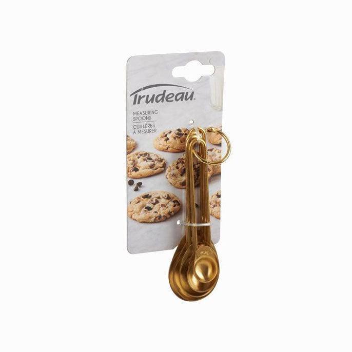 Trudeau 5-Piece Measuring Spoon Set - Gold