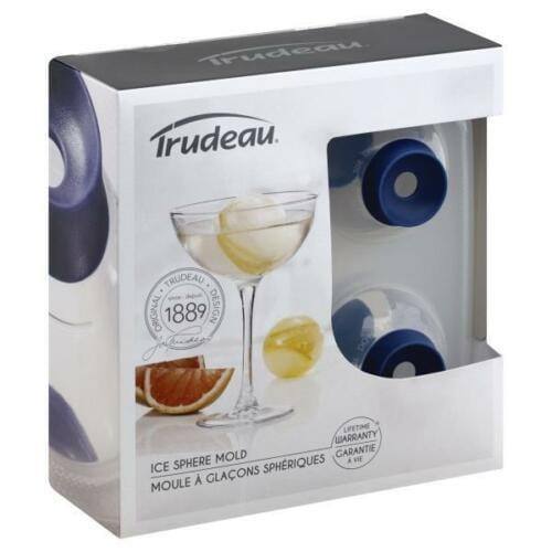 Trudeau Bar Sphere Ice Tray - White Blue