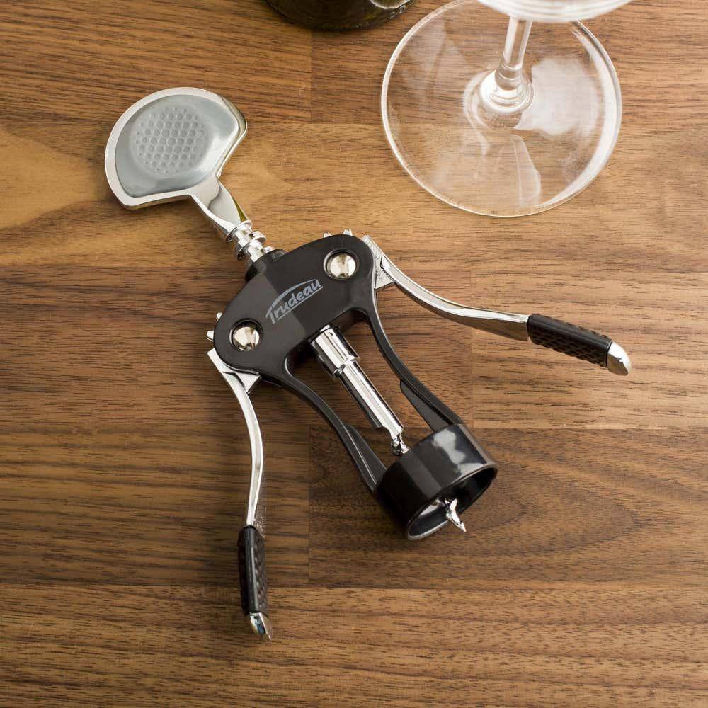 Trudeau Deluxe Wing Corkscrew - Black