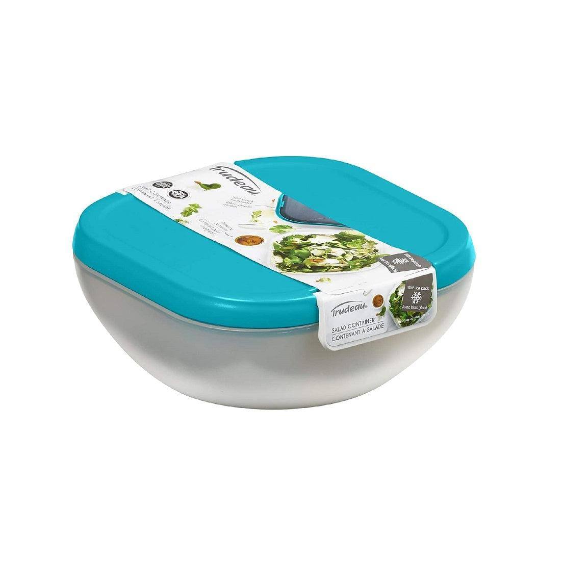 Trudeau Fuel Salad On-The-Go Container - Tropical Blue