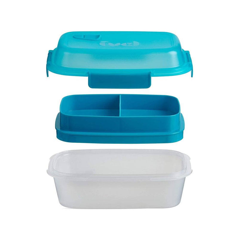 Trudeau Fuel Snack N Dip Container Small - Tropical Blue – Modern