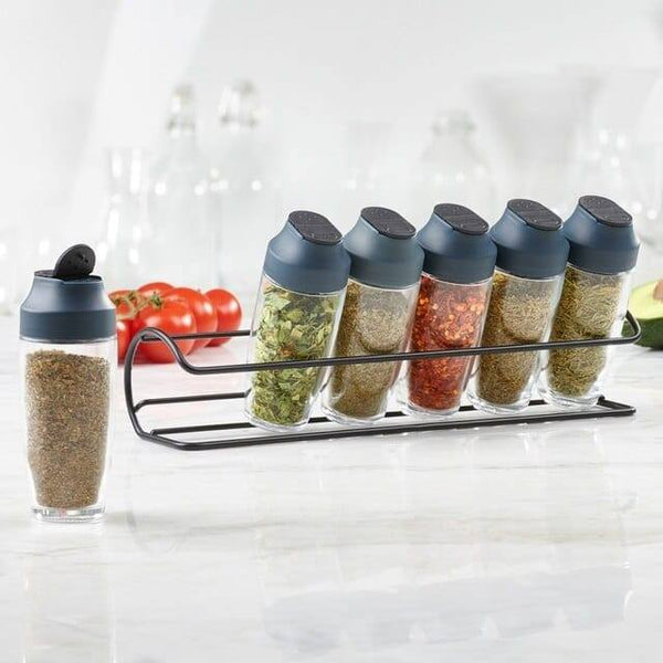 Spice Rack With Bottles Spice Rack With Jars Farmhouse -  Israel