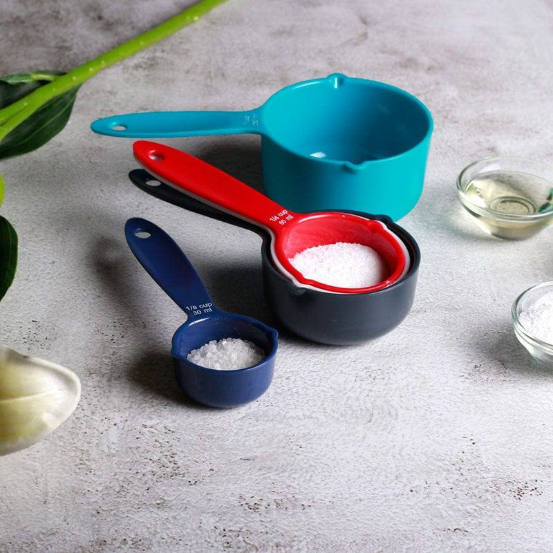Blue Measuring Cup & Spoon Set - The Peppermill