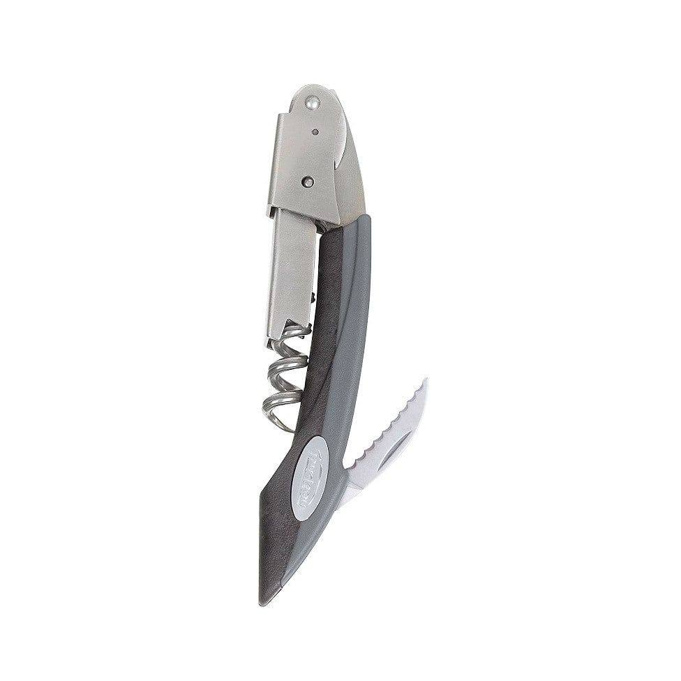 Trudeau Maison Double Lever Corkscrew - Rugged Black Grip