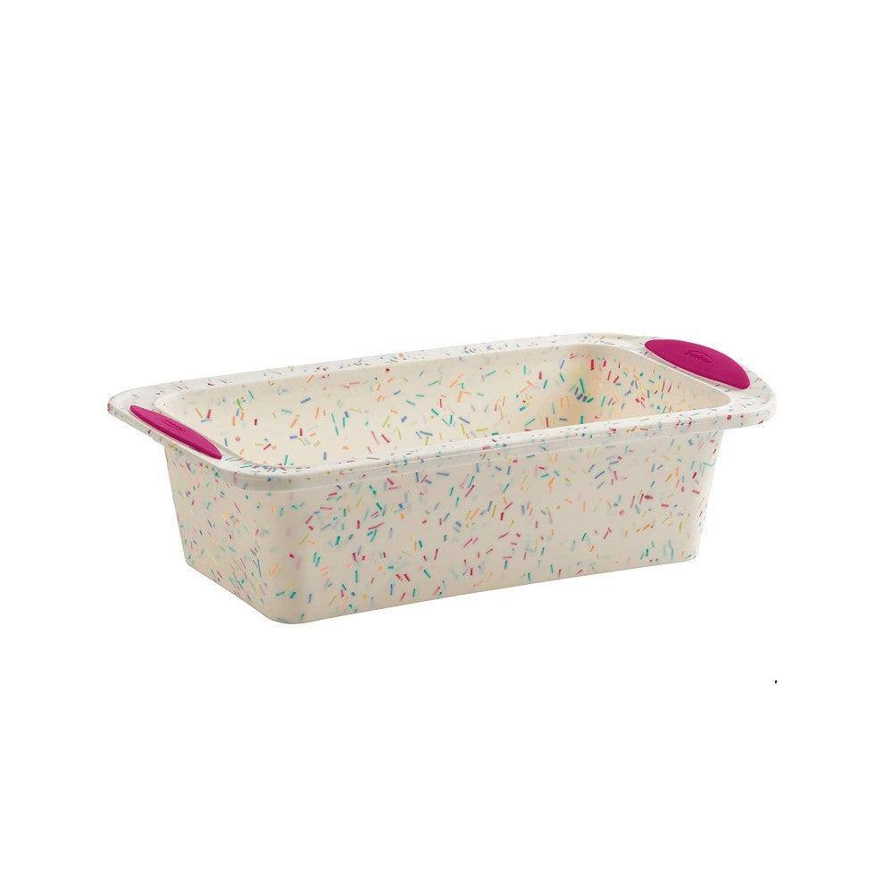 Trudeau Structure Silicone Loaf Pan - White Confetti