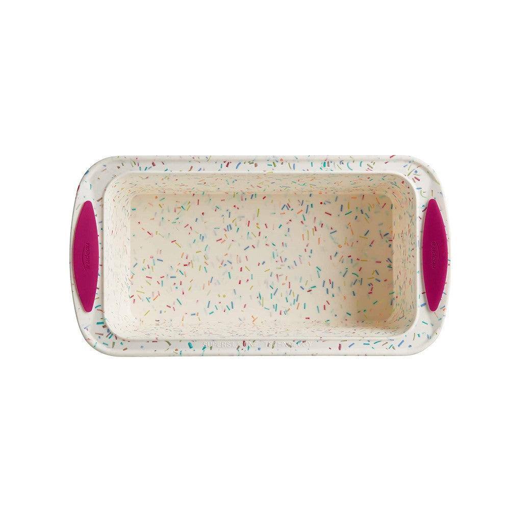 Trudeau Structure Silicone Loaf Pan - White Confetti