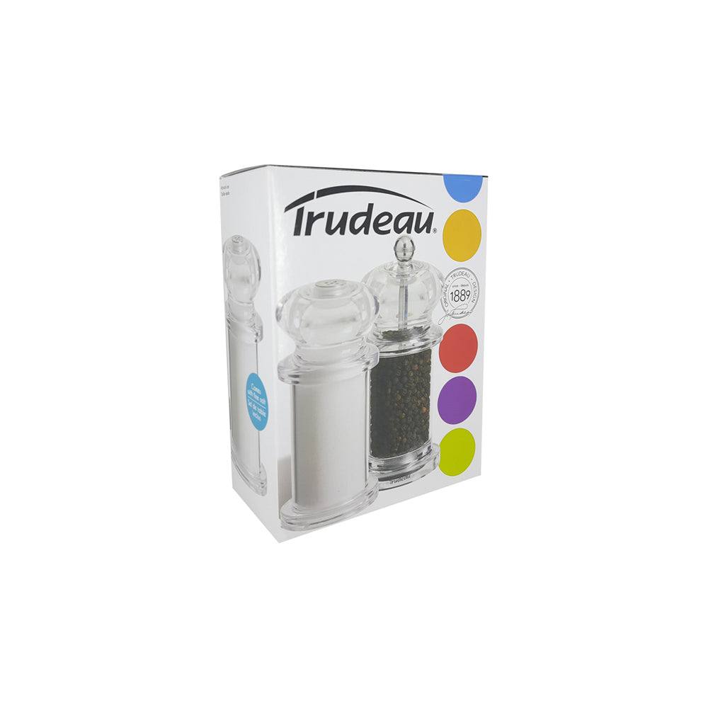 Trudeau Traditional Peppermill & Salt Shaker Set