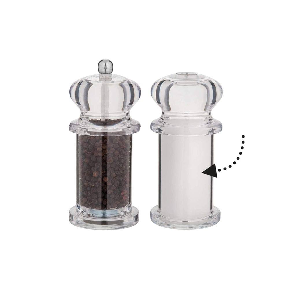 Trudeau Traditional Peppermill & Salt Shaker Set