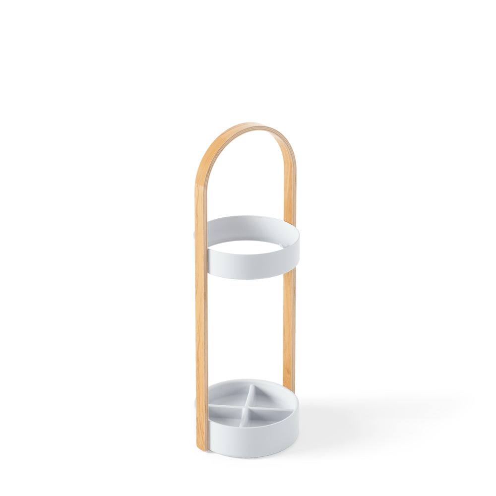 Umbra Bellwood Umbrella Stand - Nature & White