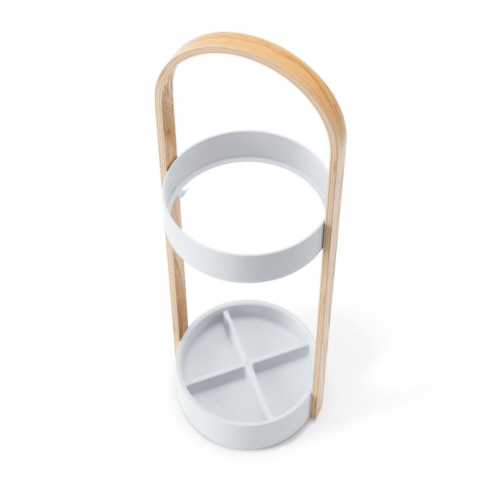 Umbra Bellwood Umbrella Stand - Nature & White