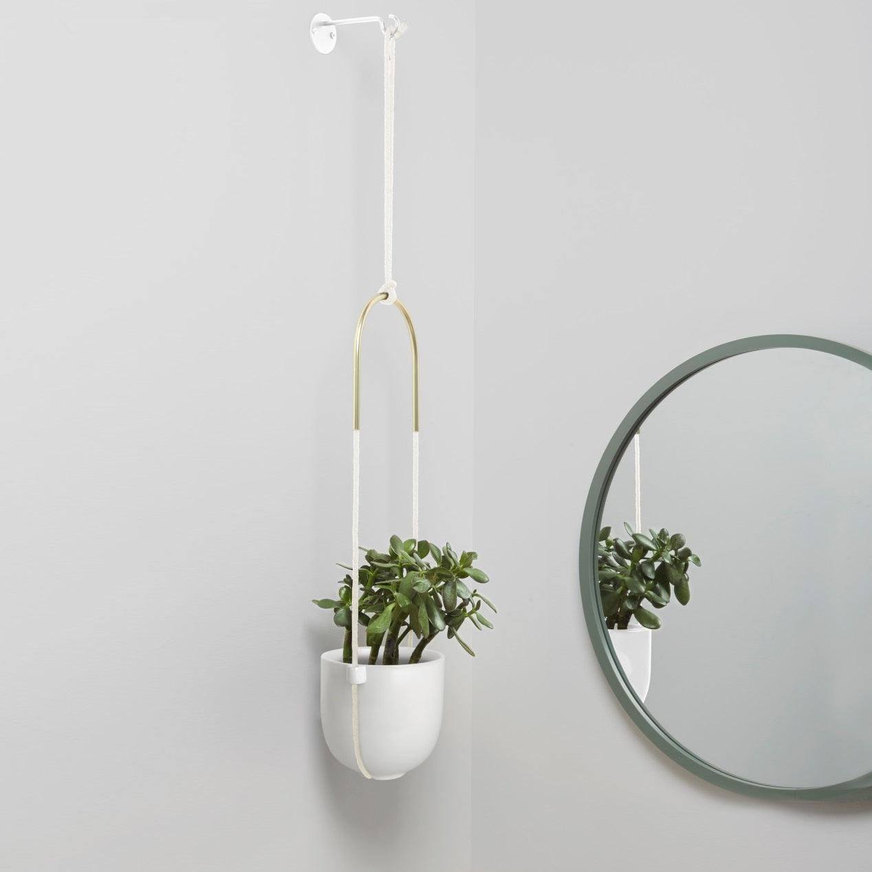 Umbra Bolo Hanging Planter - White