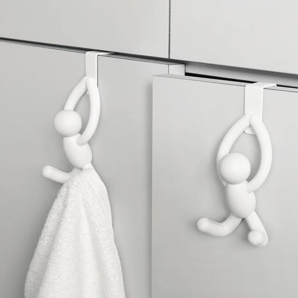 Umbra Buddy Over the Cabinet Hook, Set of 2 - White