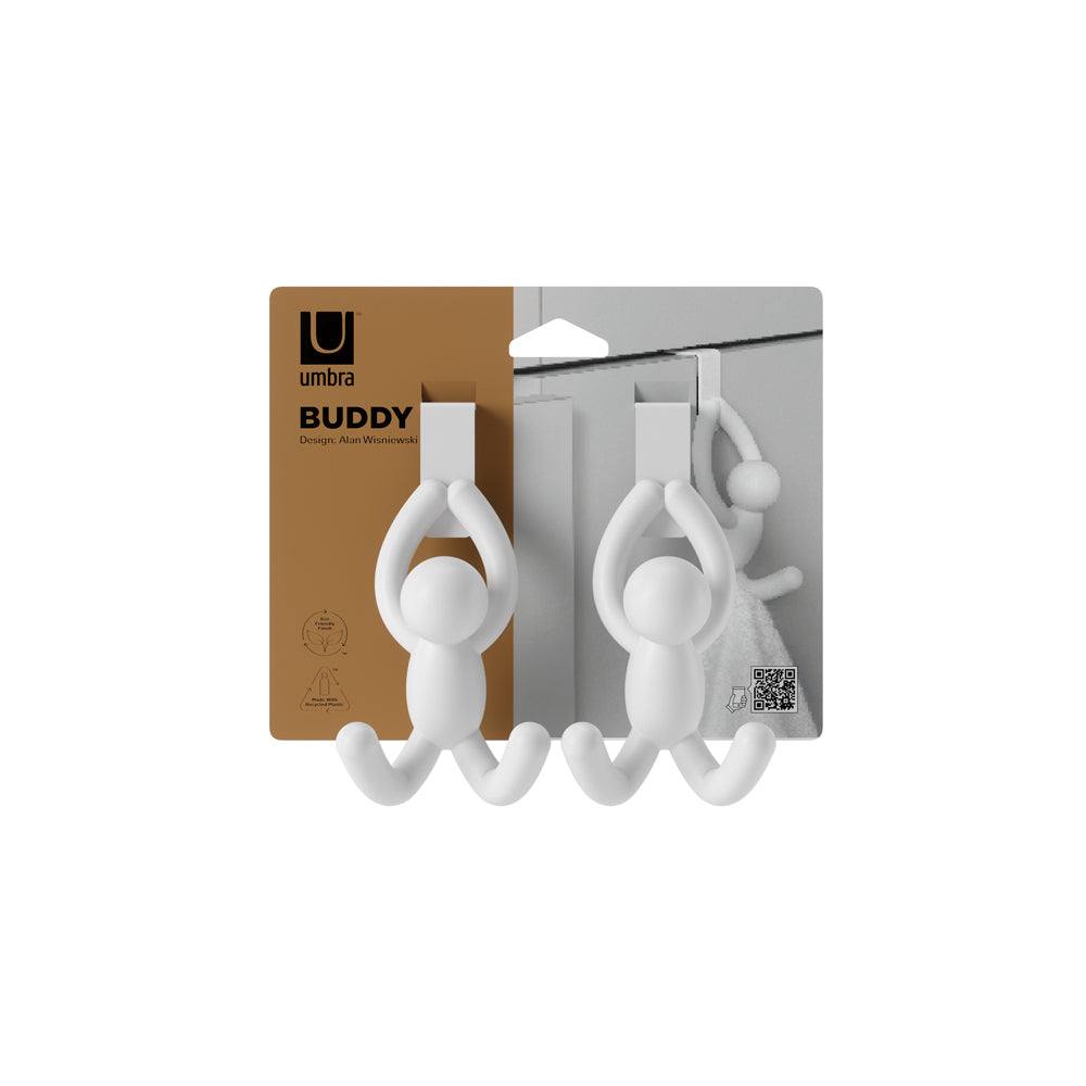 Umbra Buddy Over the Cabinet Hook, Set of 2 - White