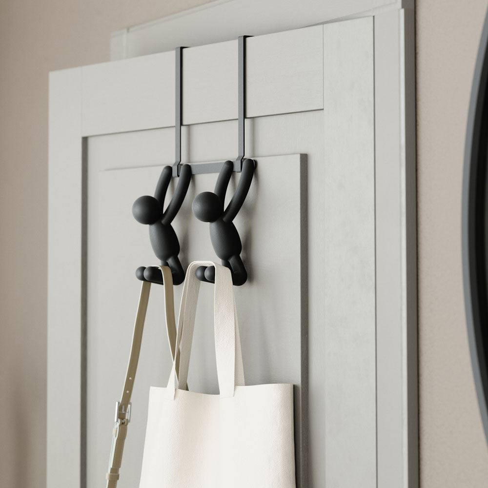 Umbra Buddy Over-The-Door Double Hook - Black