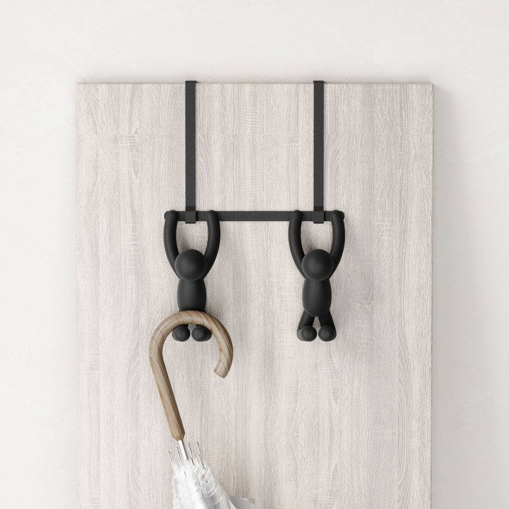 Umbra Buddy Over-The-Door Double Hook - Black