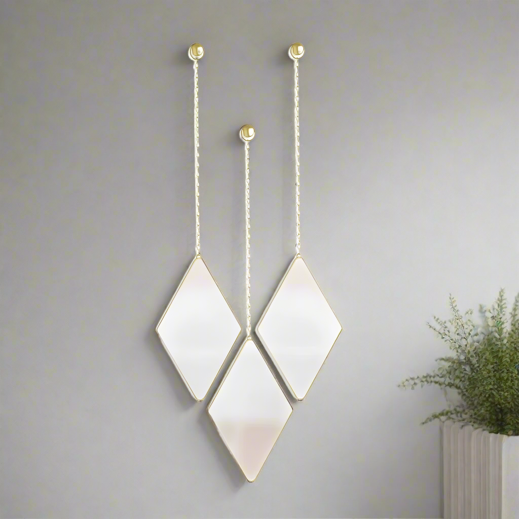 Dima Mirrors, Set of 3 - Brass