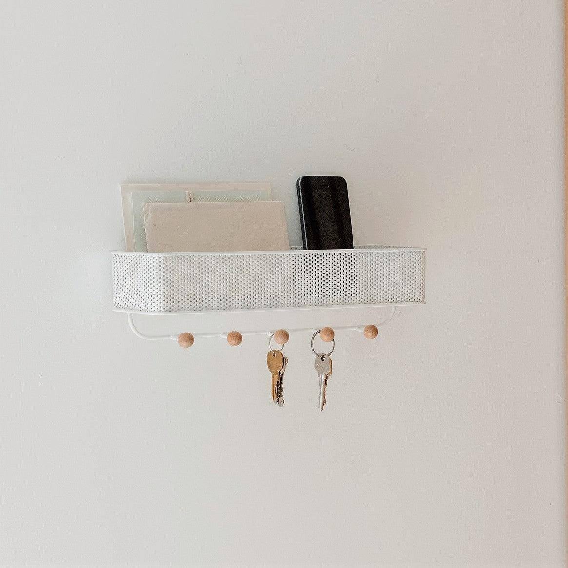 Umbra Estique Key Hook & Organiser - White