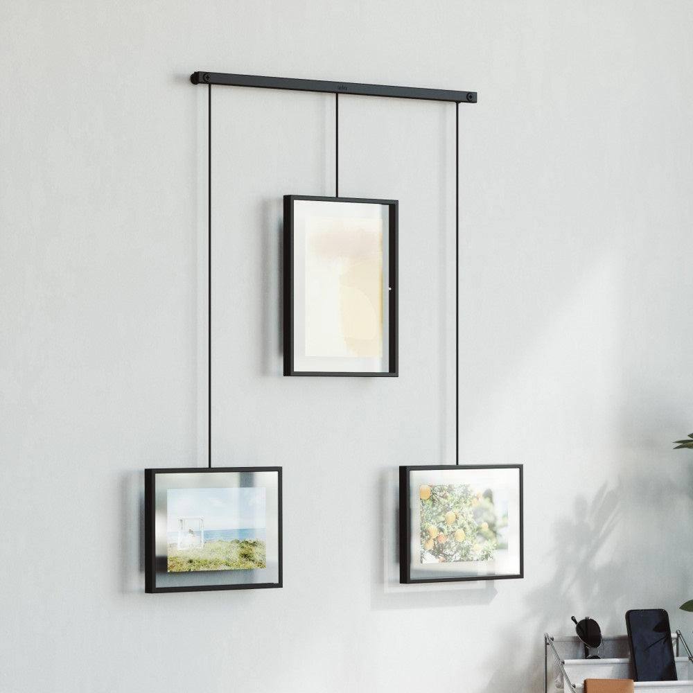 Umbra Exhibit Photo Display, Set of 3 - Black