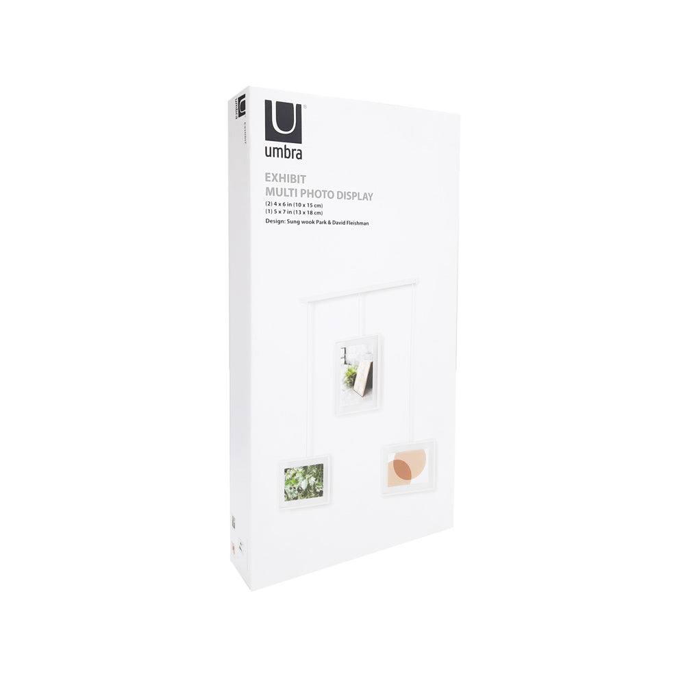 Umbra Exhibit Photo Display, Set of 3 - White