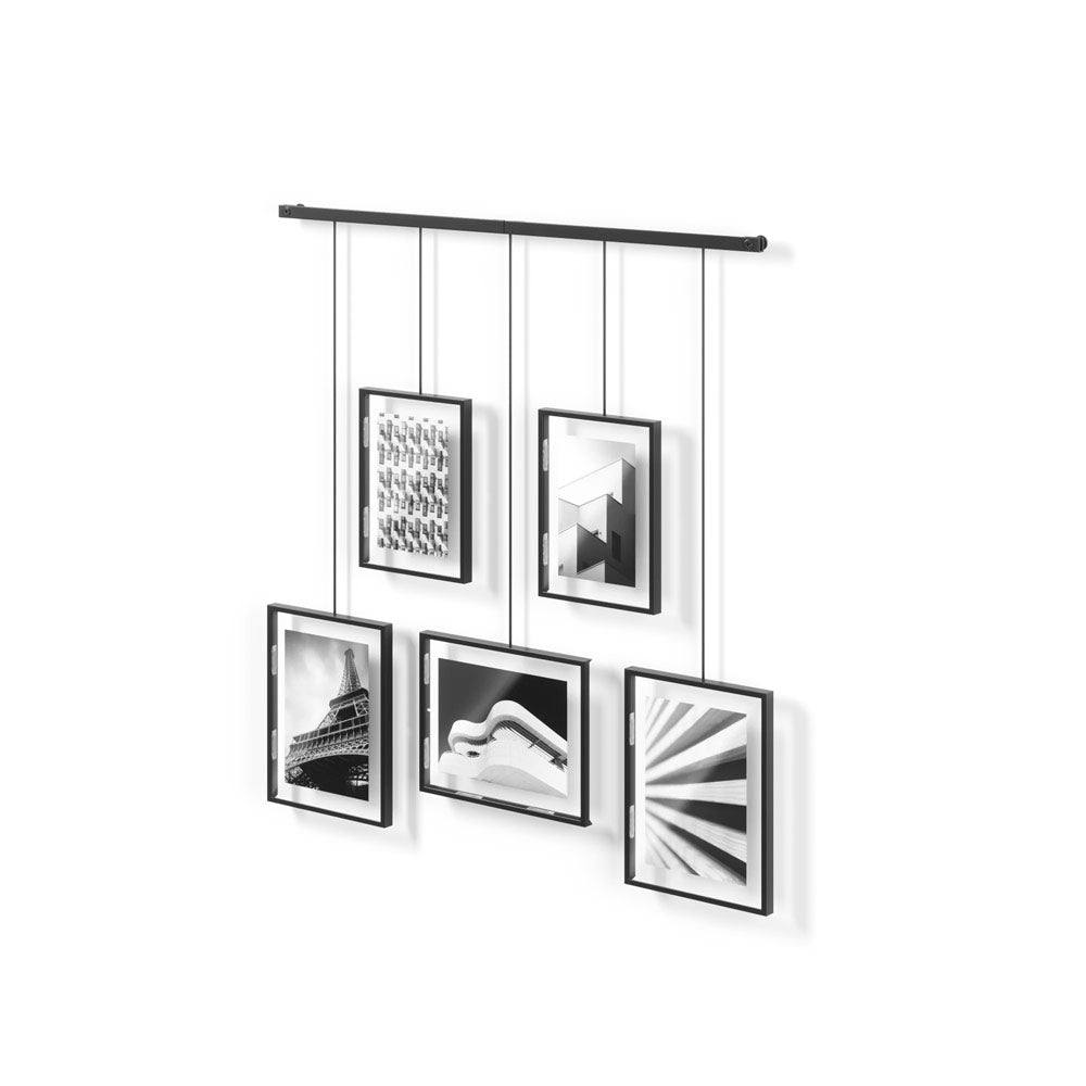 Umbra Exhibit Photo Display, Set of 5 - Black