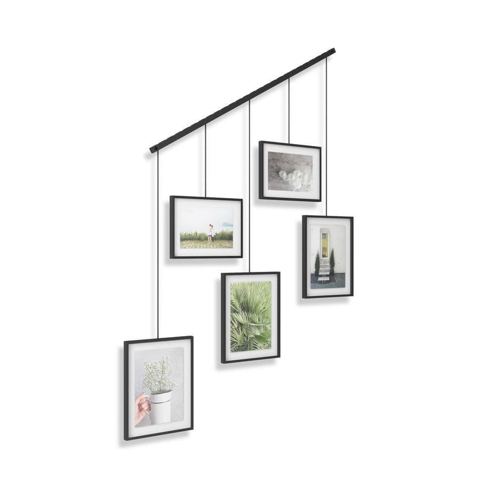 Umbra Exhibit Photo Display, Set of 5 - Black