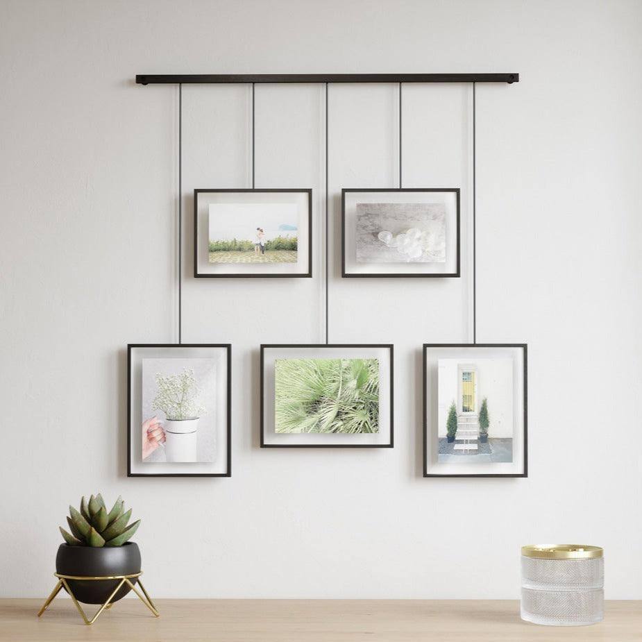 Umbra Exhibit Photo Display, Set of 5 - Black