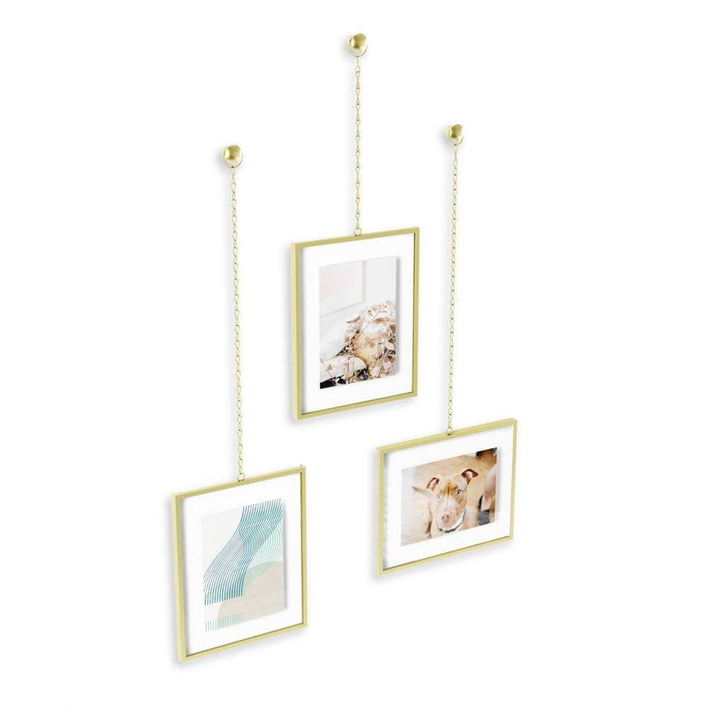 Umbra Fotochain XL Frames, Set of 3 - Brass