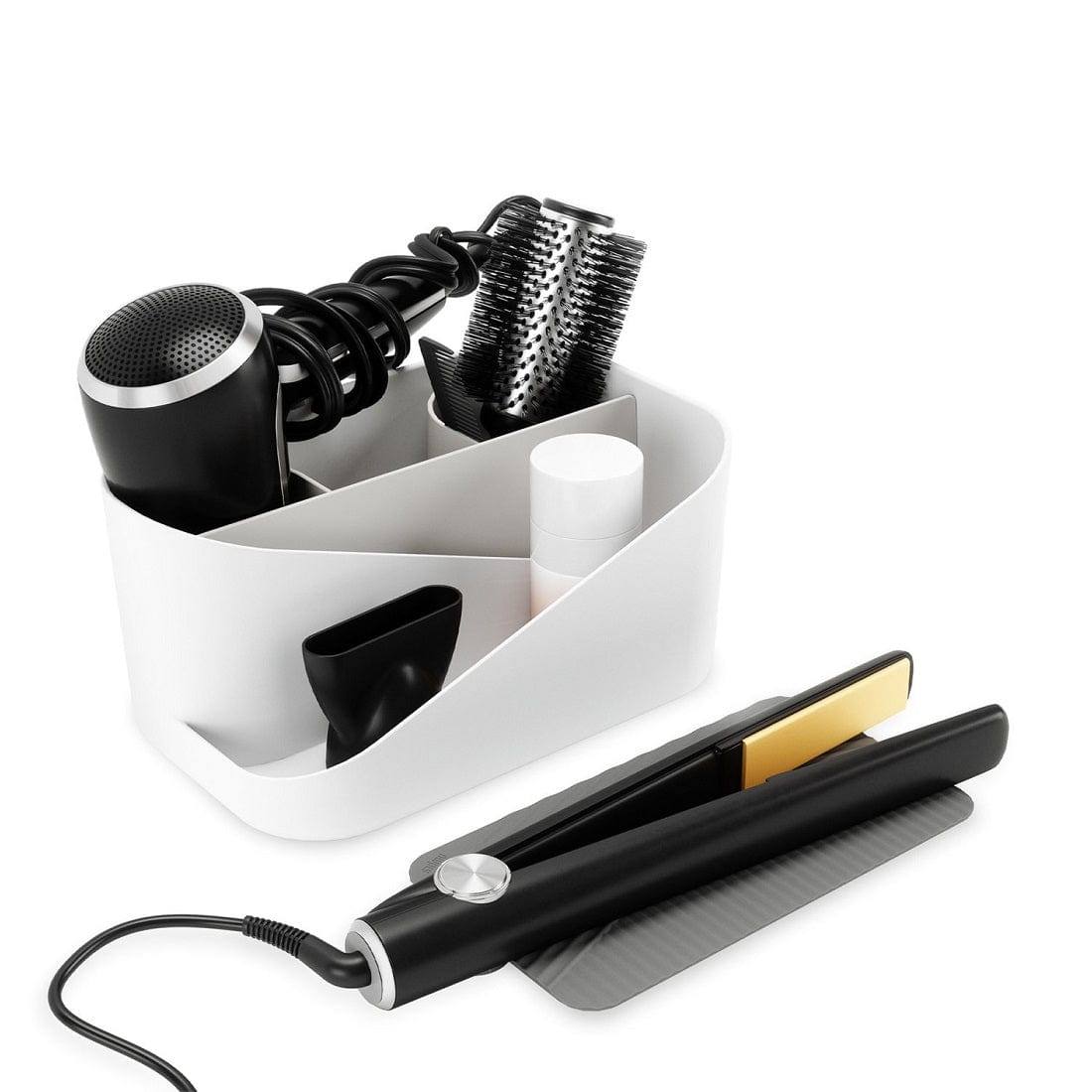 Umbra Glam Hair Tools Organiser - White Charcoal