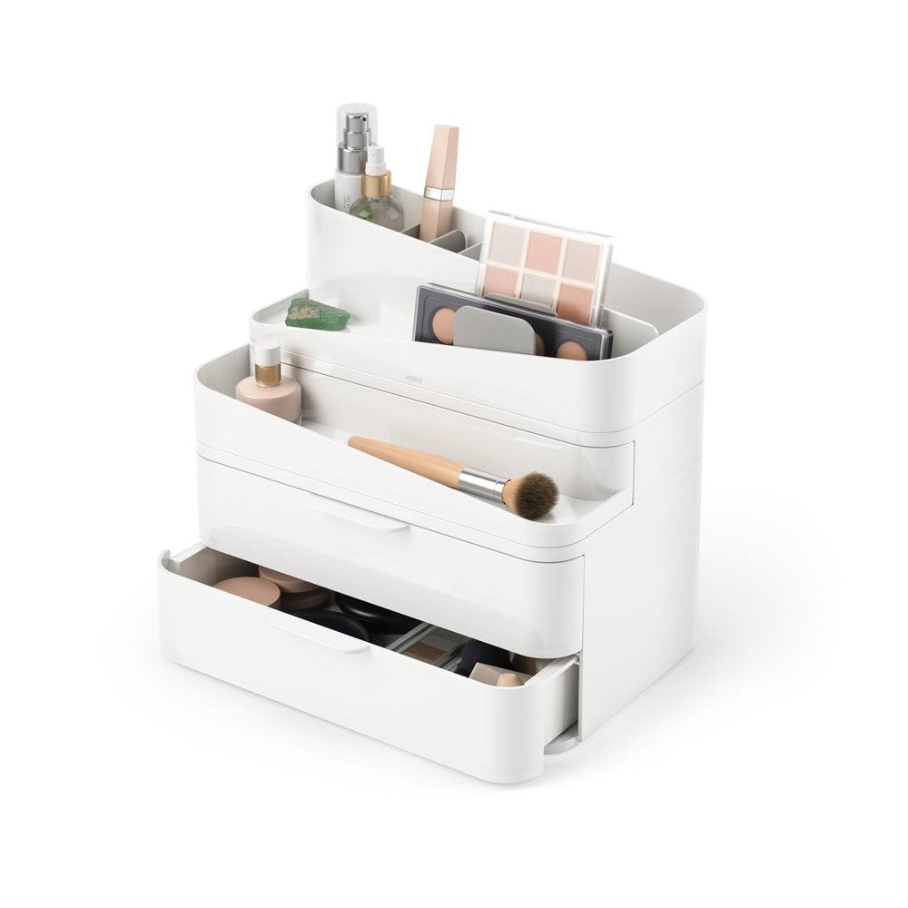 Umbra Glam Organiser Large - White & Grey