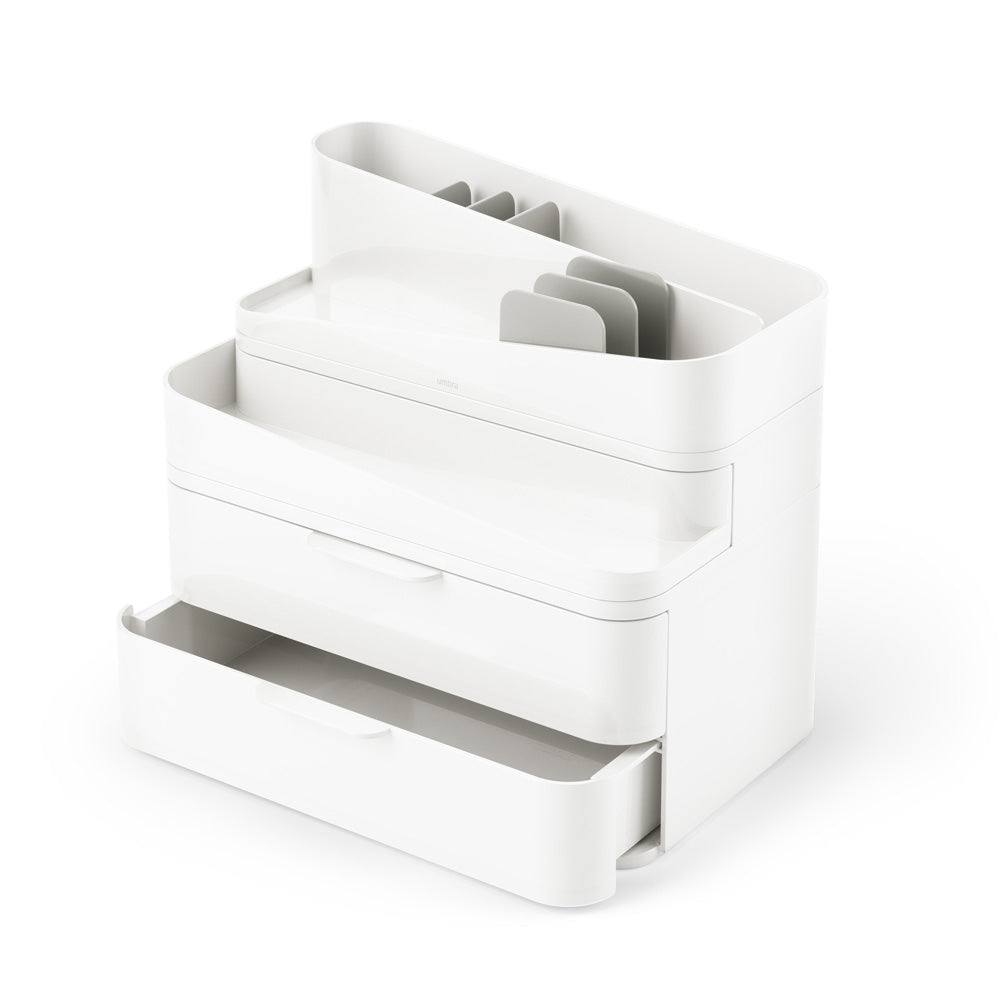 Umbra Glam Organiser Large - White & Grey