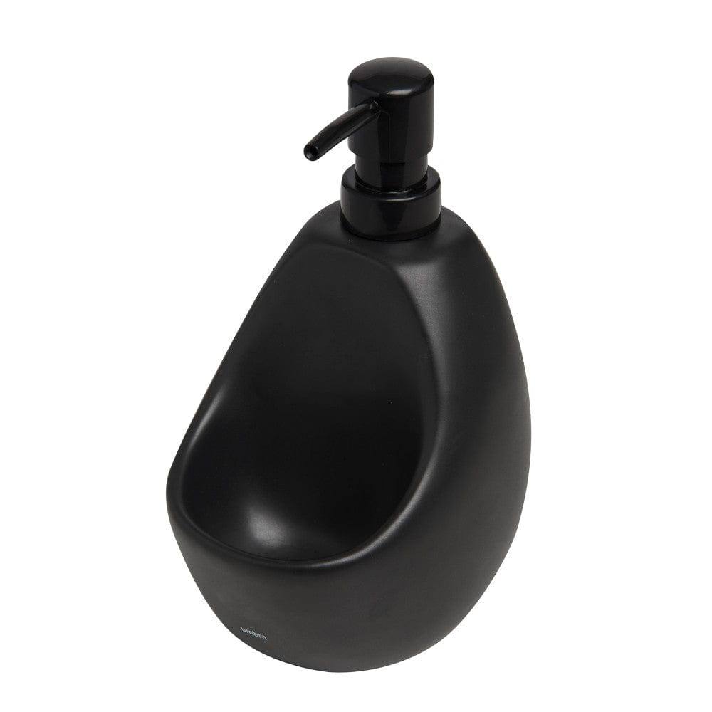 Umbra Joey Kitchen Soap Pump with Scrub - Black