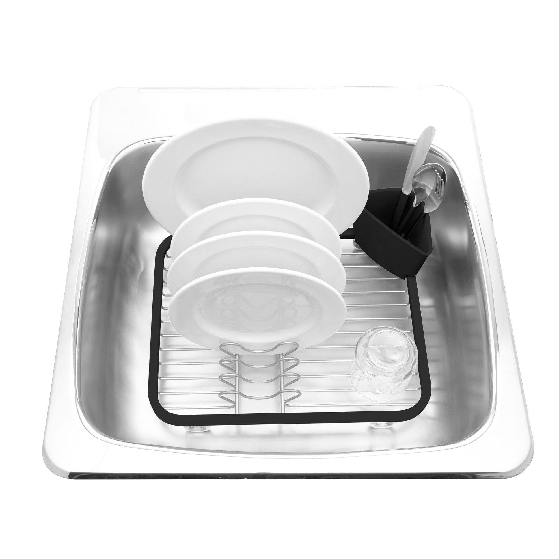 Umbra Sinkin Dish Rack - Black